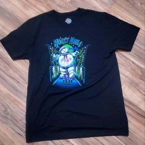 Men's RSVLTS Ghostbusters Roast Him Crewneck Black Tee T-Shirt Size XL